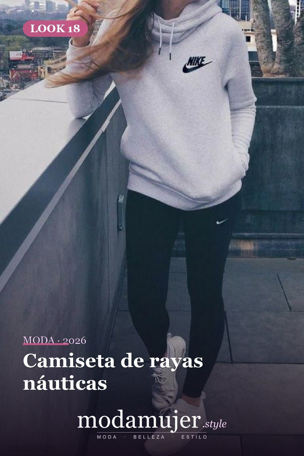 Camiseta de rayas náuticas — 35 mejores conjuntos casuales de primavera para que las mujeres se vean lindas