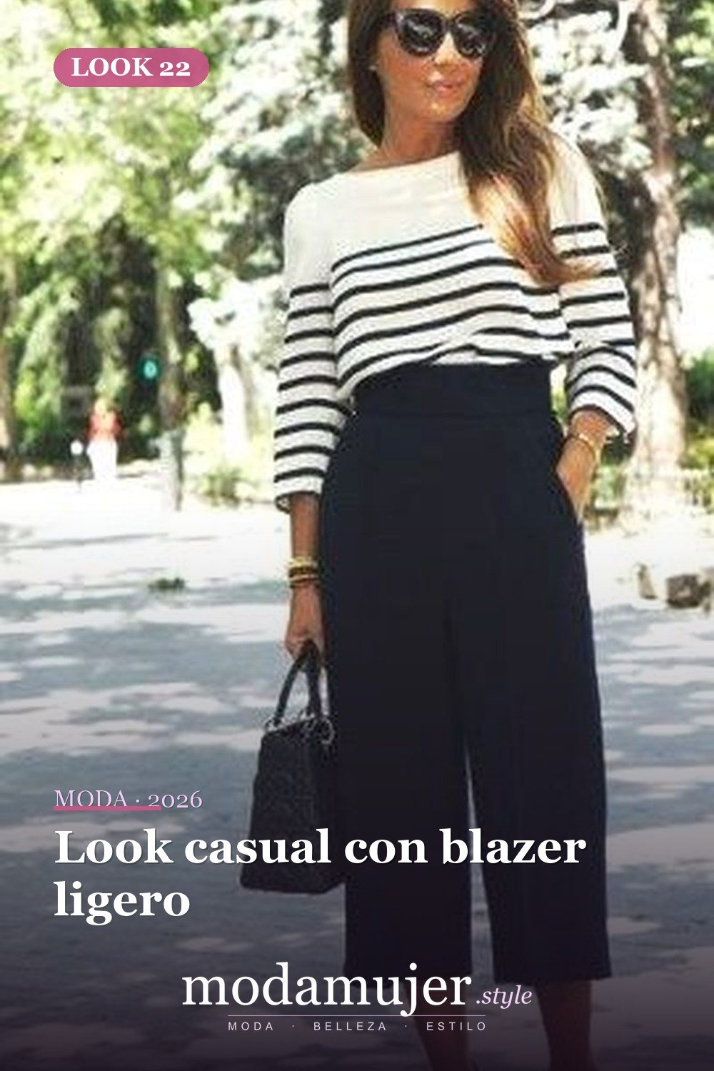 Look casual con blazer ligero — 35 mejores conjuntos casuales de primavera para que las mujeres se vean lindas
