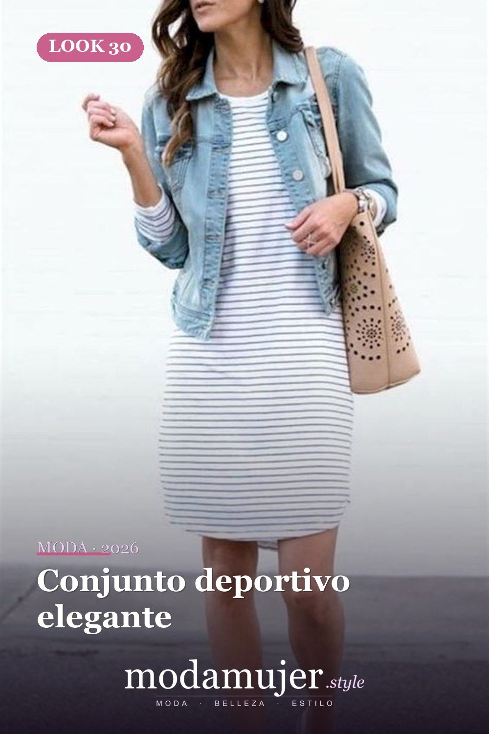 Conjunto deportivo elegante — 35 mejores conjuntos casuales de primavera para que las mujeres se vean lindas