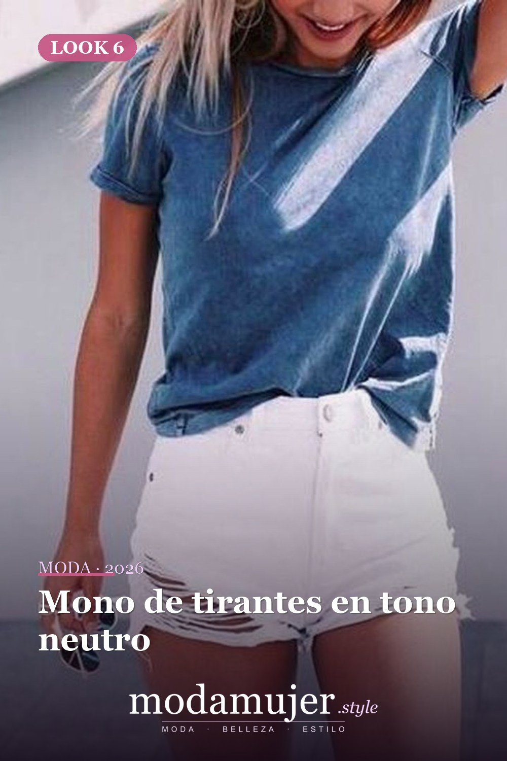 Mono de tirantes en tono neutro — 35 ideas de trajes casuales populares este verano