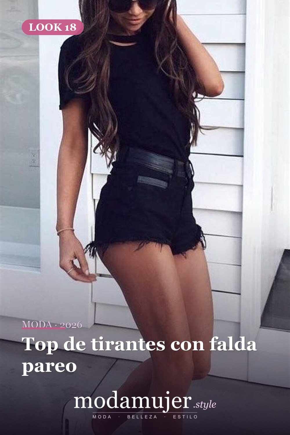 Top de tirantes con falda pareo — 35 ideas de trajes casuales populares este verano