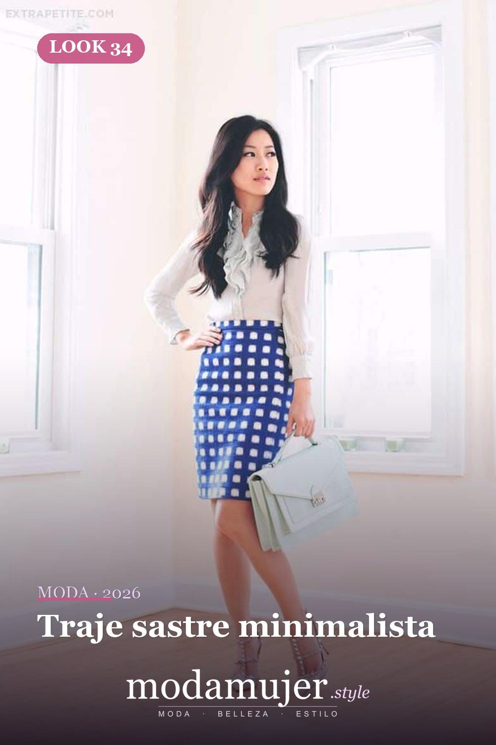 Traje sastre minimalista — 35 trajes de oficina profesionales y elegantes para mujeres