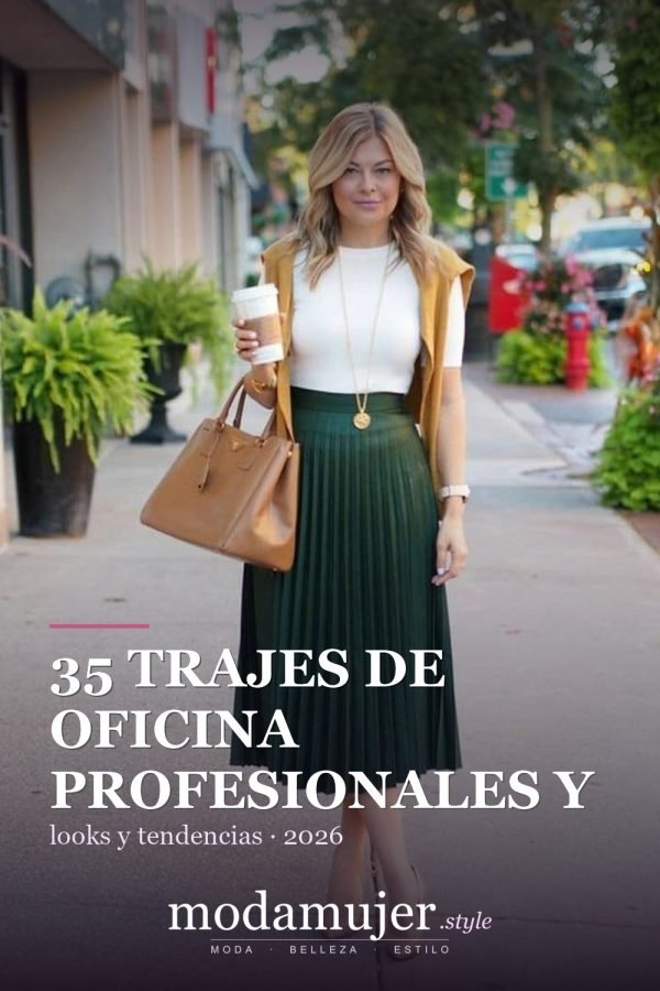 35 trajes de oficina profesionales y elegantes para mujeres
