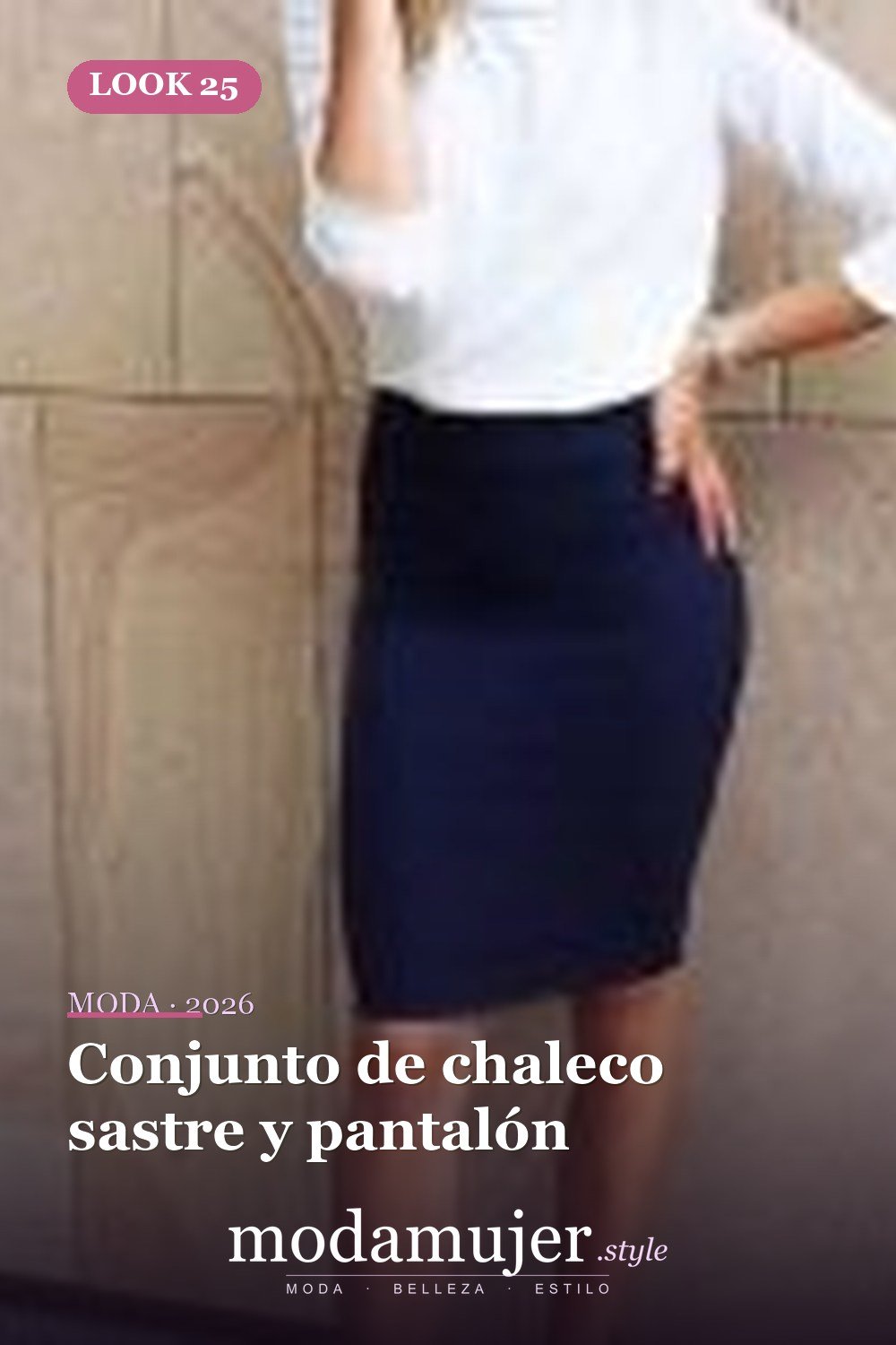 Conjunto de chaleco sastre y pantalón — 35 trajes de trabajo profesionales de verano para mujeres profesionales