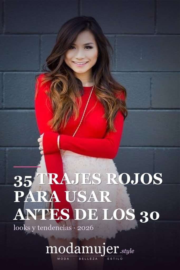 35 trajes rojos para usar antes de los 30 - ModaMujer