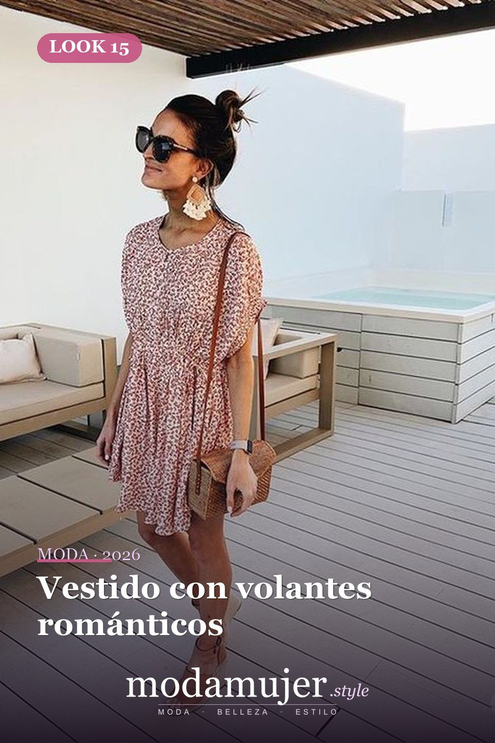 Vestido con volantes románticos — 35 vestidos casuales de verano para mujeres