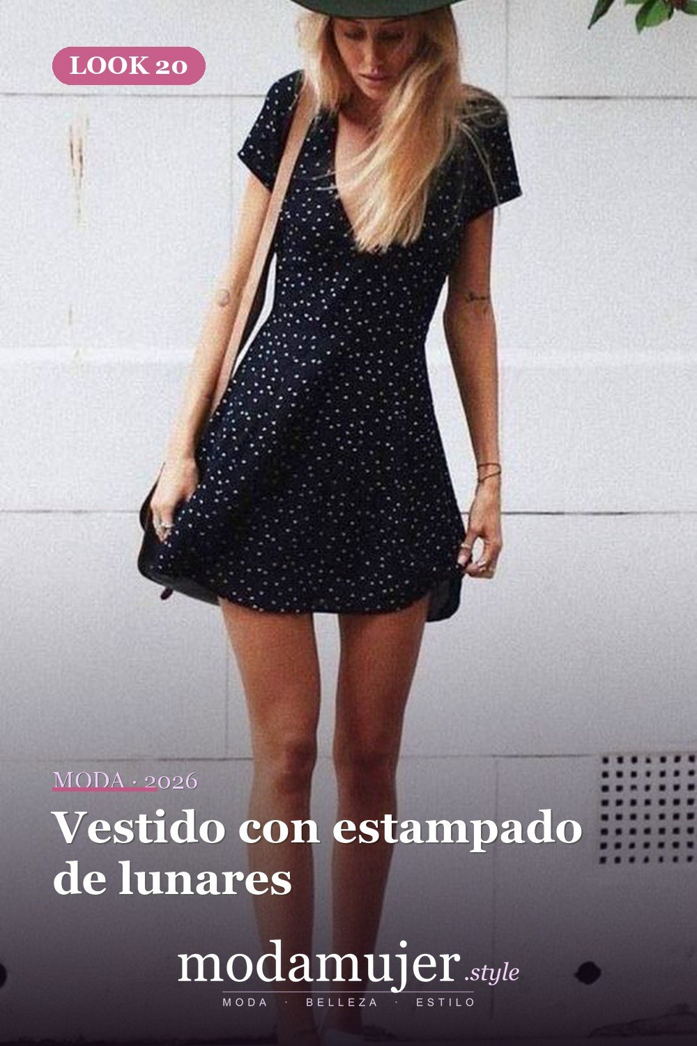 Vestido con estampado de lunares — 35 vestidos casuales de verano para mujeres