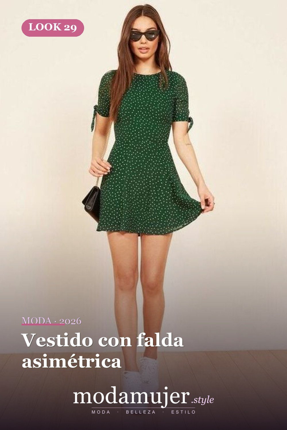 Vestido con falda asimétrica — 35 vestidos casuales de verano para mujeres