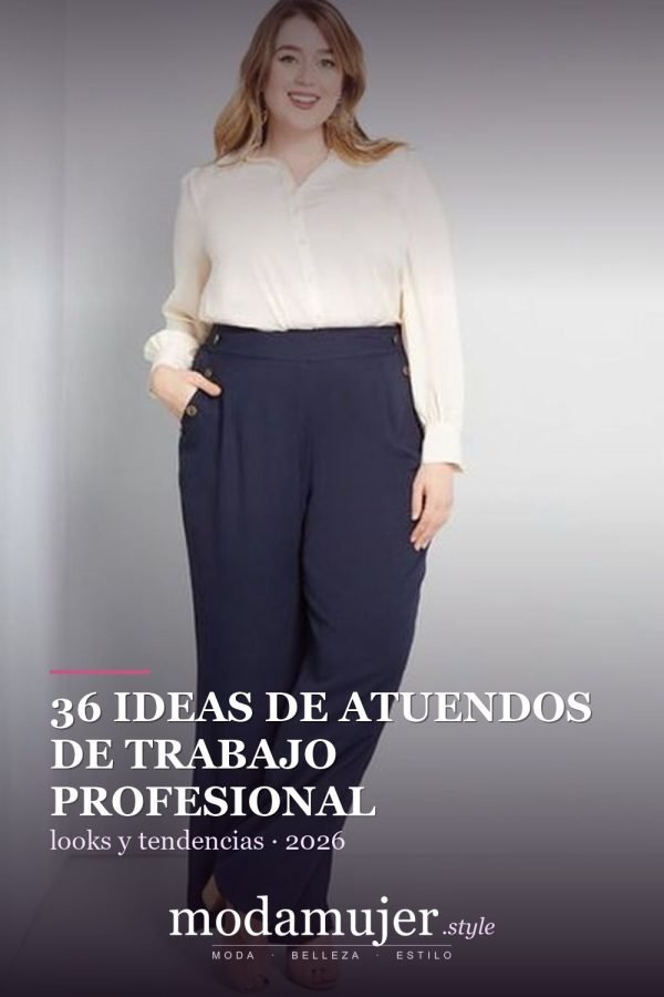 36 ideas de atuendos de trabajo profesional para mujeres de talla grande