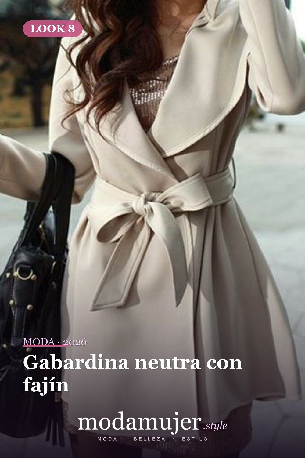 Gabardina neutra con fajín — 38 gabardinas geniales para llevar esta primavera