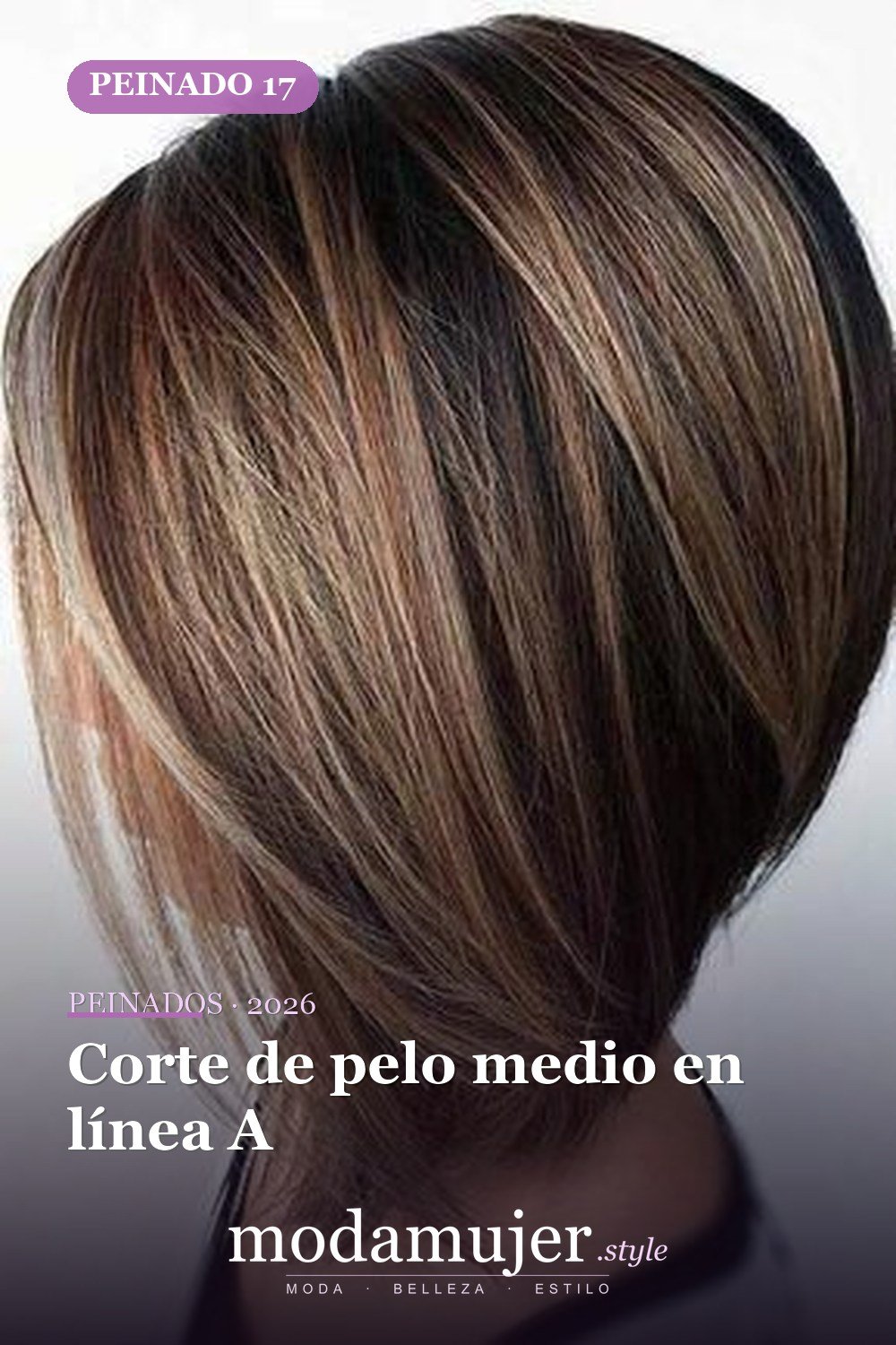 Corte de pelo medio en línea A — 38 ideas de corte de pelo de una línea para enamorarse