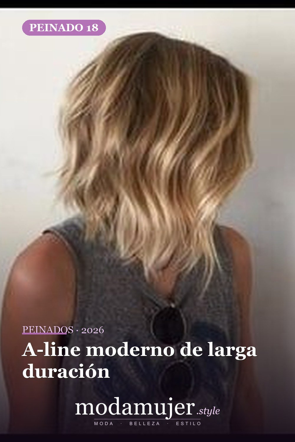 A-line moderno de larga duración — 38 ideas de corte de pelo de una línea para enamorarse