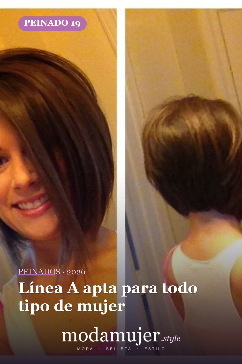 Línea A apta para todo tipo de mujer — 38 ideas de corte de pelo de una línea para enamorarse