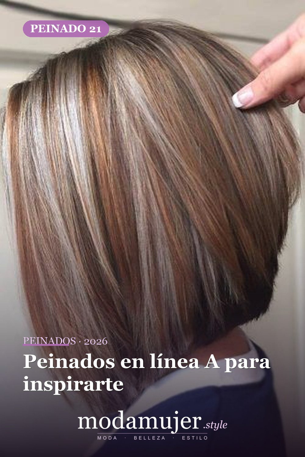 Peinados en línea A para inspirarte — 38 ideas de corte de pelo de una línea para enamorarse