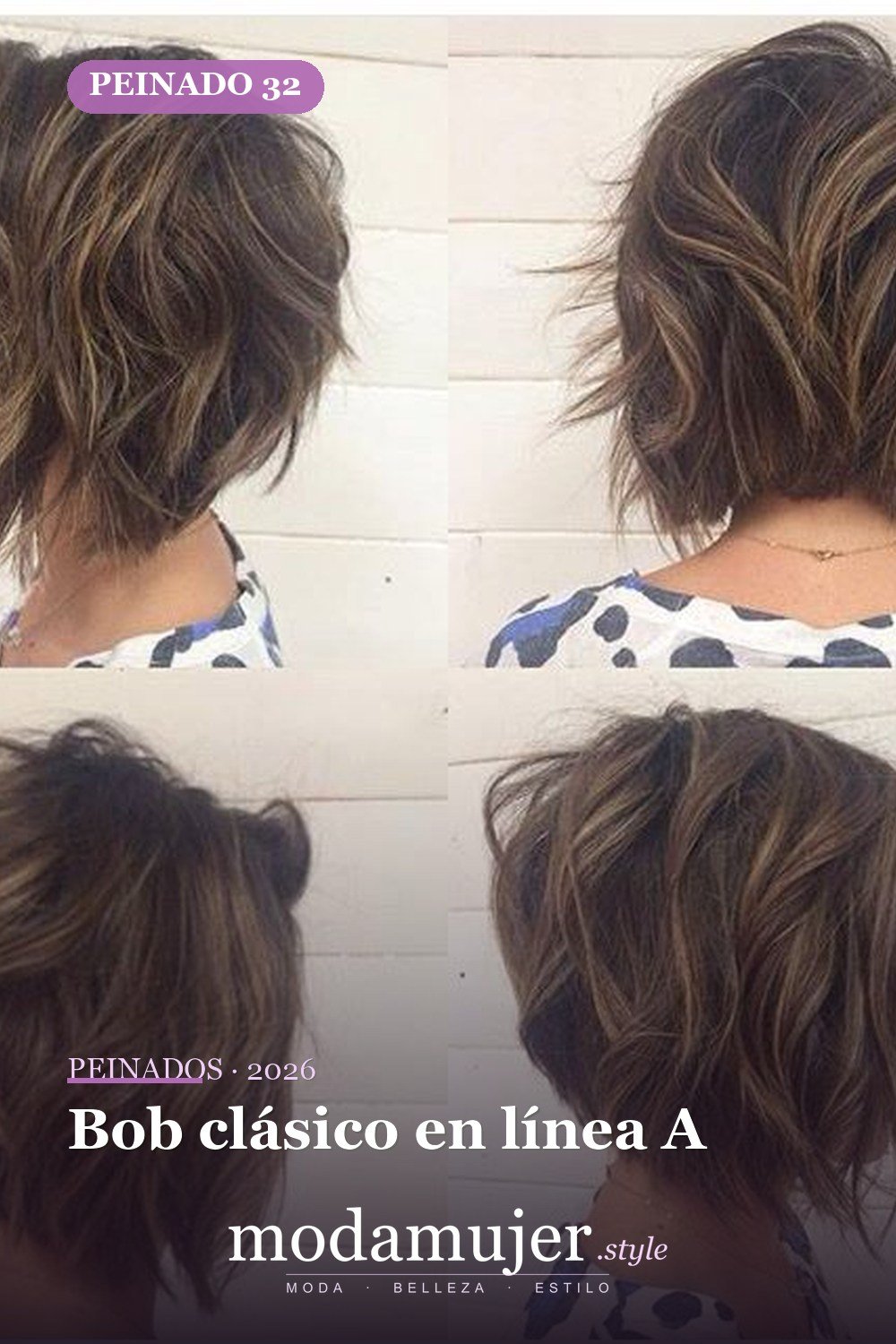 Bob clásico en línea A — 38 ideas de corte de pelo de una línea para enamorarse