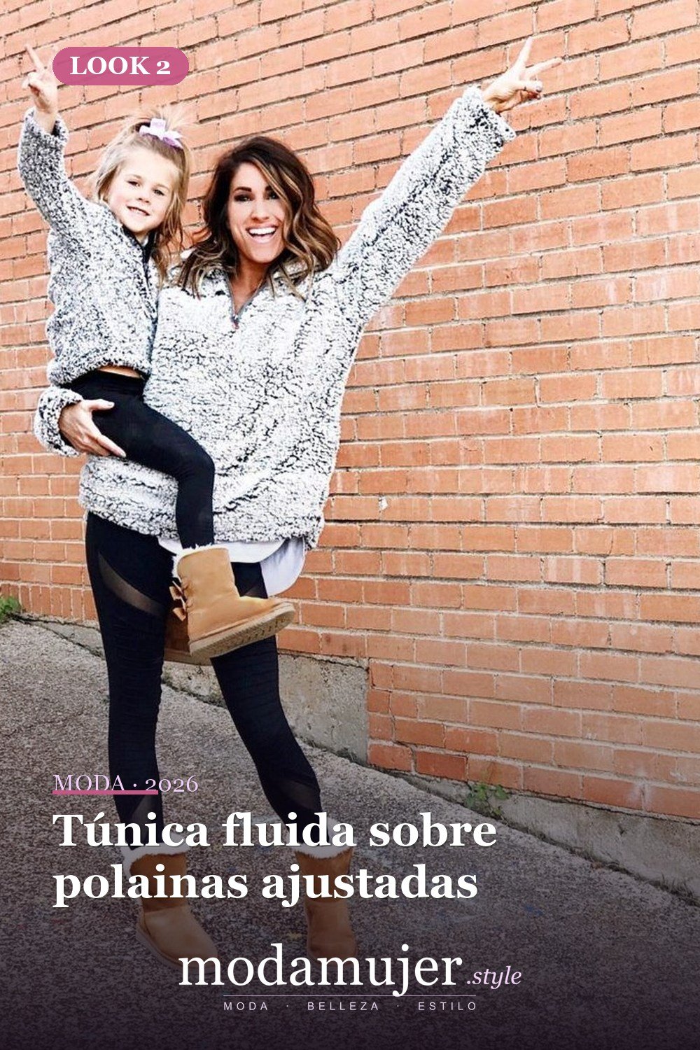 Túnica fluida sobre polainas ajustadas — 38 mejores ideas de trajes de invierno con polainas