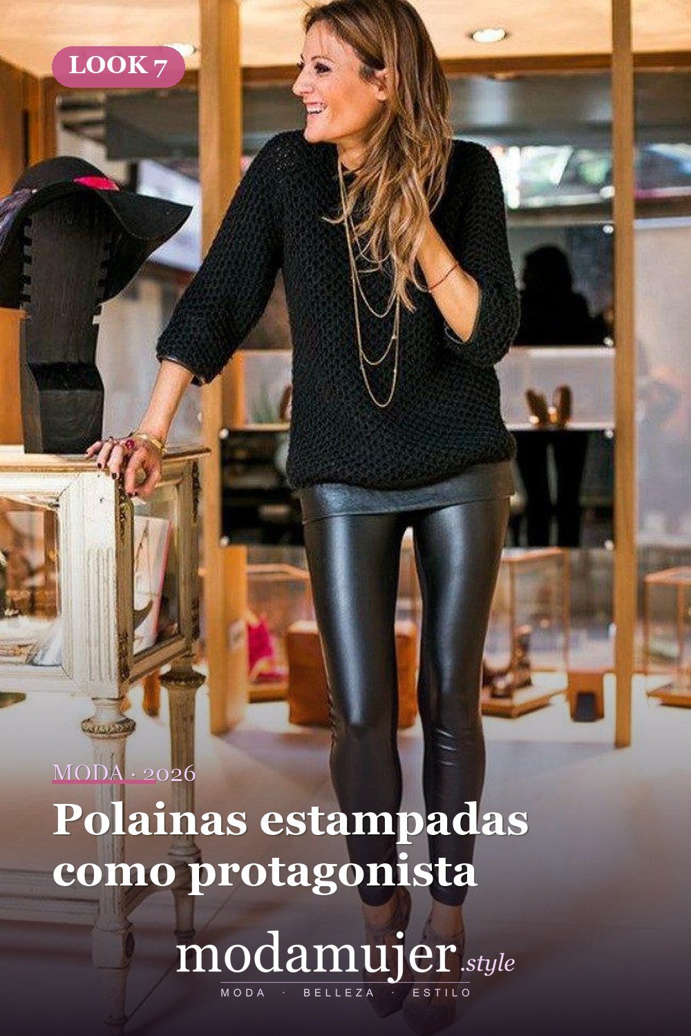 Polainas estampadas como protagonista — 38 mejores ideas de trajes de invierno con polainas