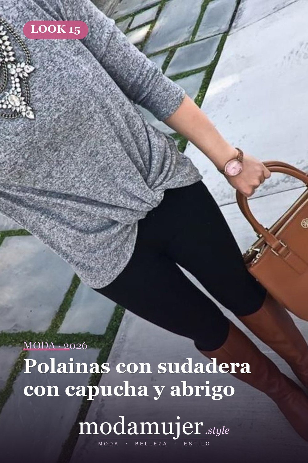 Polainas con sudadera con capucha y abrigo — 38 mejores ideas de trajes de invierno con polainas