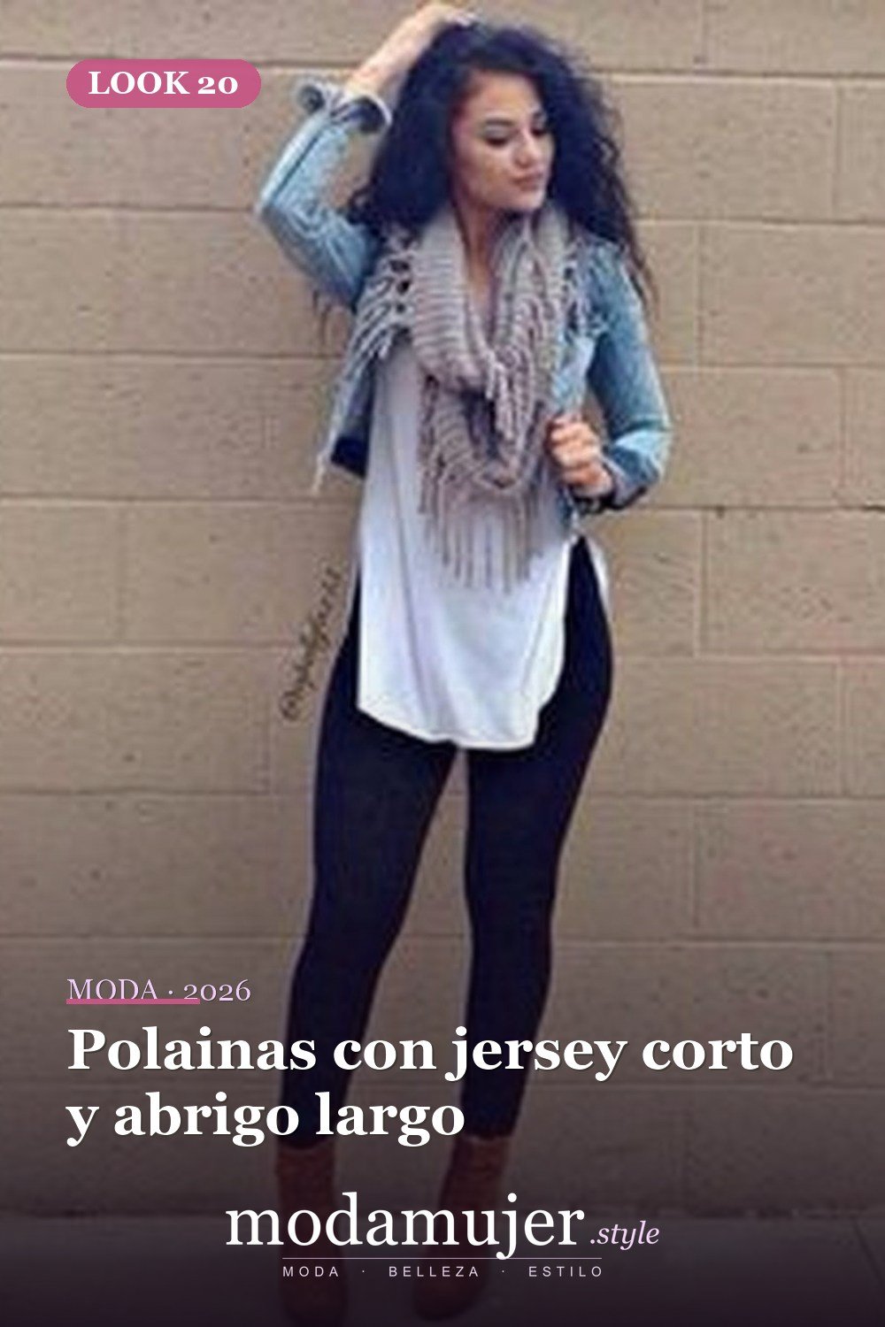 Polainas con jersey corto y abrigo largo — 38 mejores ideas de trajes de invierno con polainas