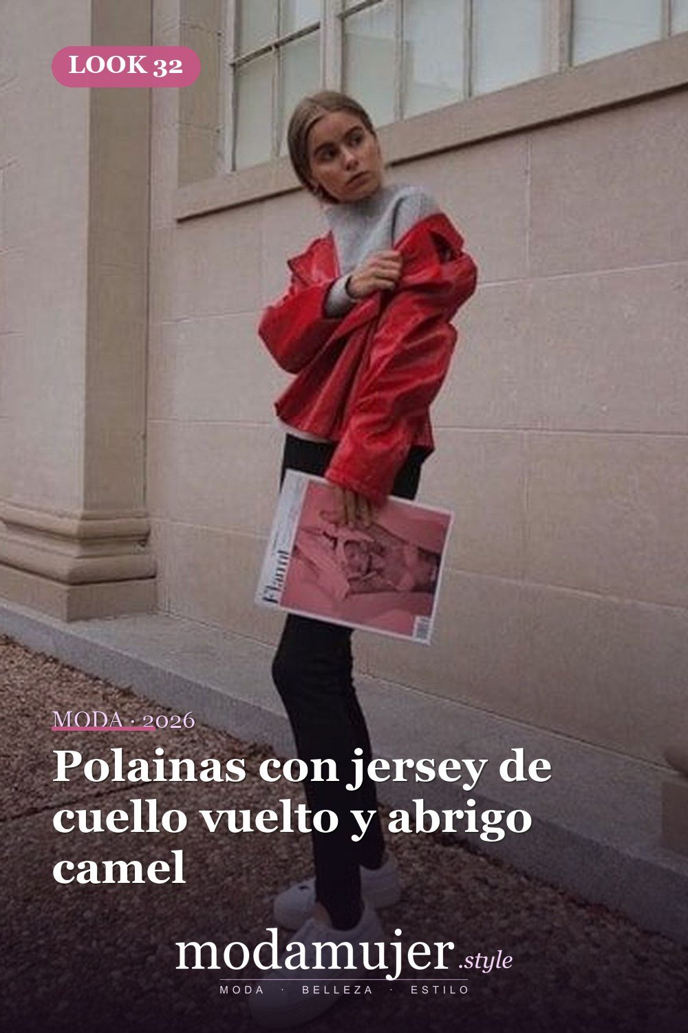 Polainas con jersey de cuello vuelto y abrigo camel — 38 mejores ideas de trajes de invierno con polainas