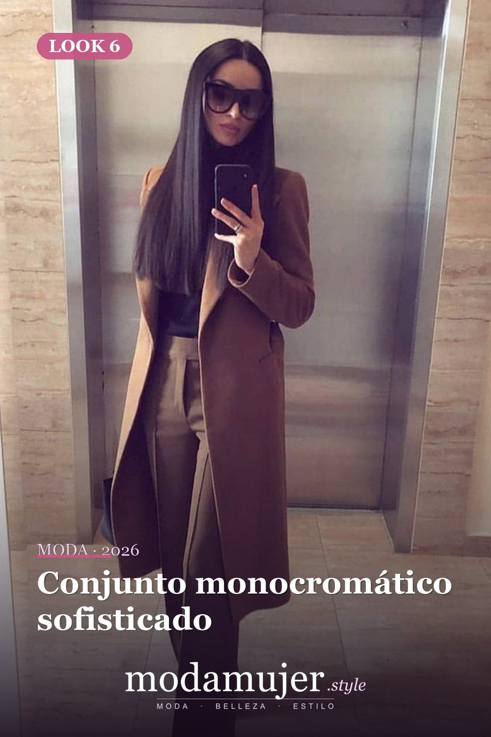 Conjunto monocromático sofisticado — 38 trajes de trabajo de primavera elegantes y favorecedores para mujeres en 2026