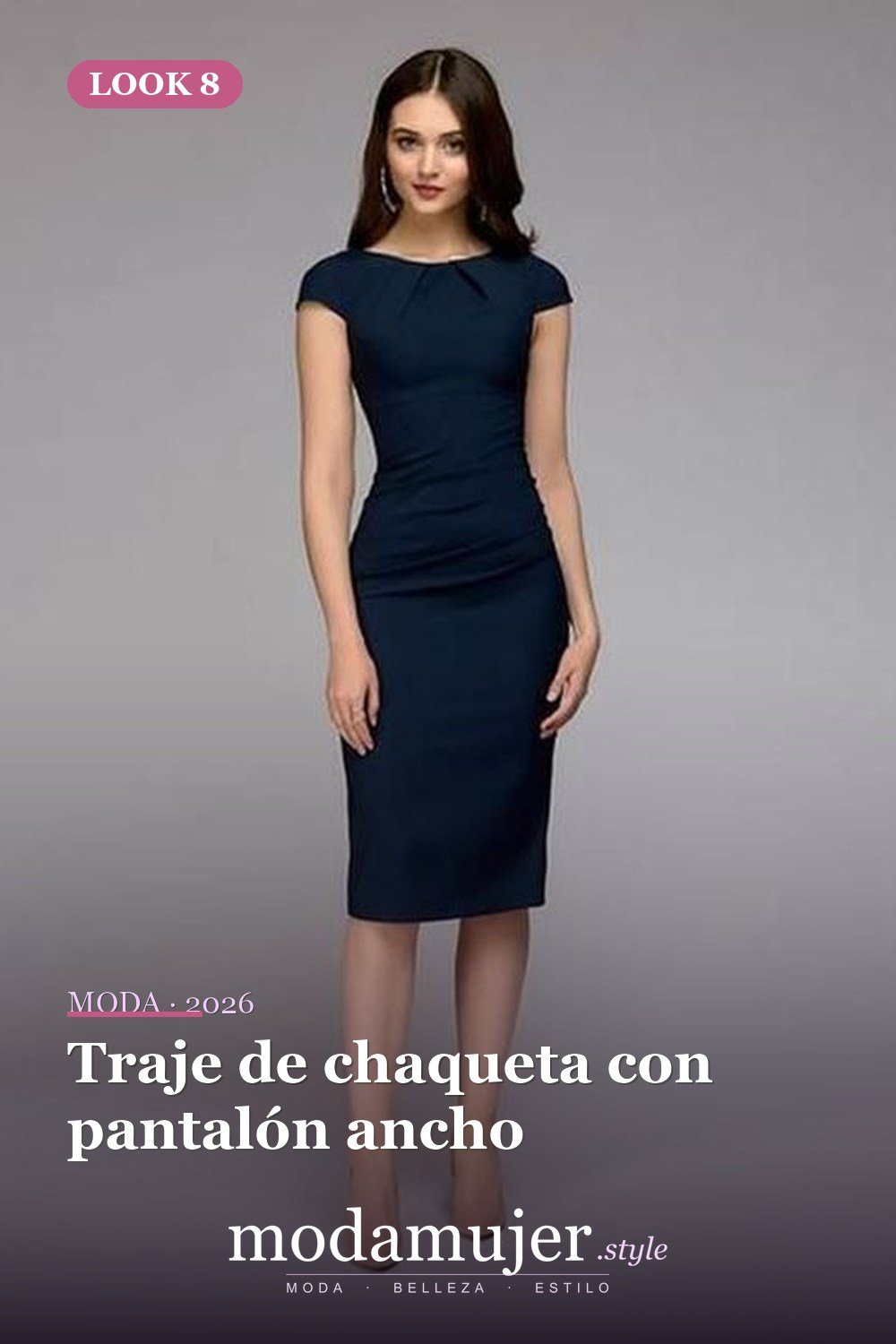 Traje de chaqueta con pantalón ancho — 38 trajes de trabajo de primavera elegantes y favorecedores para mujeres en 2026