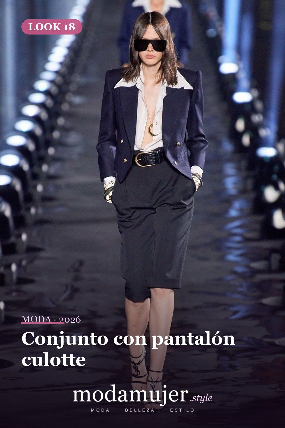 Conjunto con pantalón culotte — 38 trajes de trabajo de primavera elegantes y favorecedores para mujeres en 2026