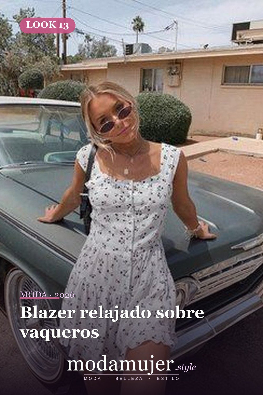 Blazer relajado sobre vaqueros — 39 mejores ideas de trajes casuales para mujeres de primavera que debes copiar de inmediato