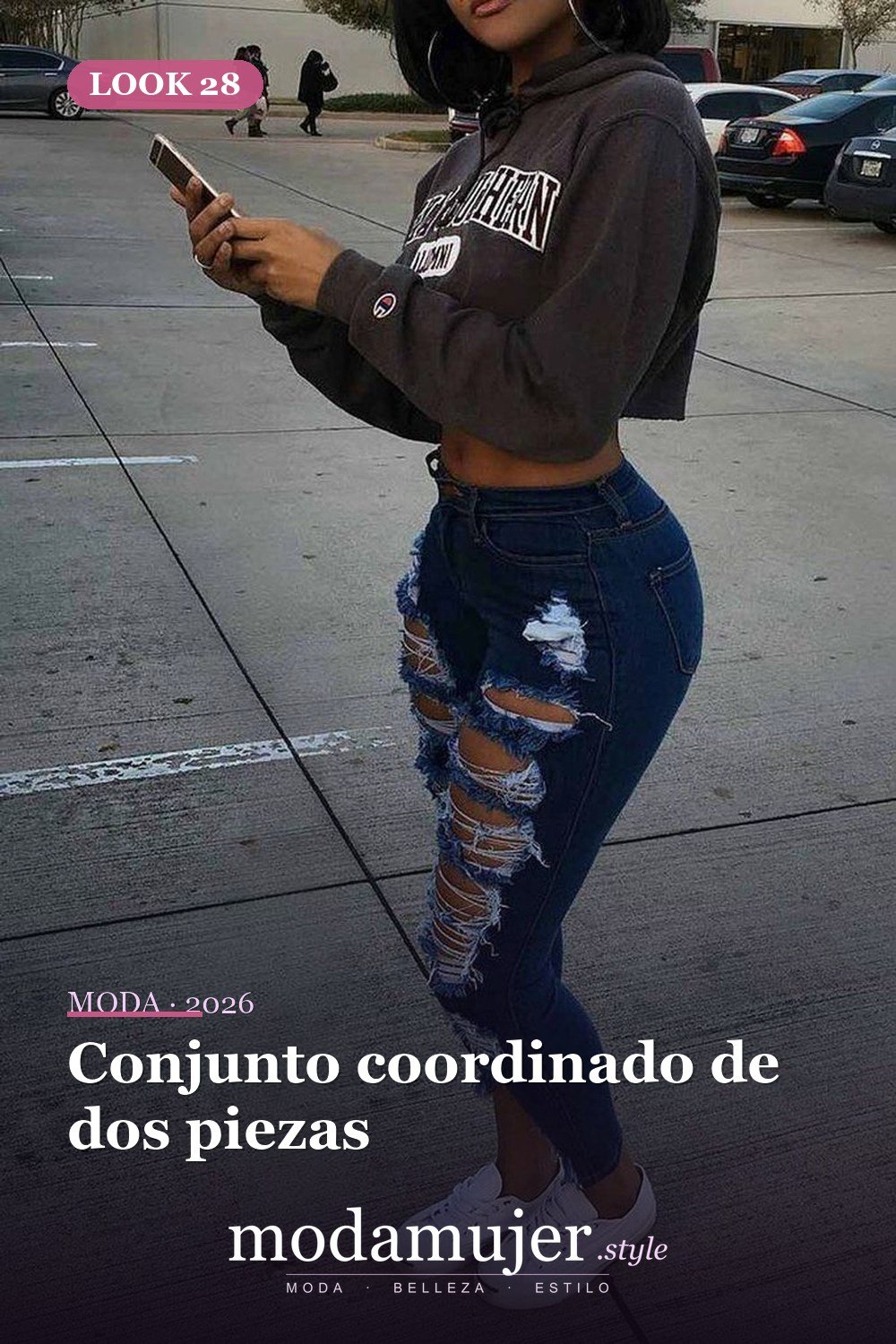 Conjunto coordinado de dos piezas — 39 mejores ideas de trajes casuales para mujeres de primavera que debes copiar de inmediato