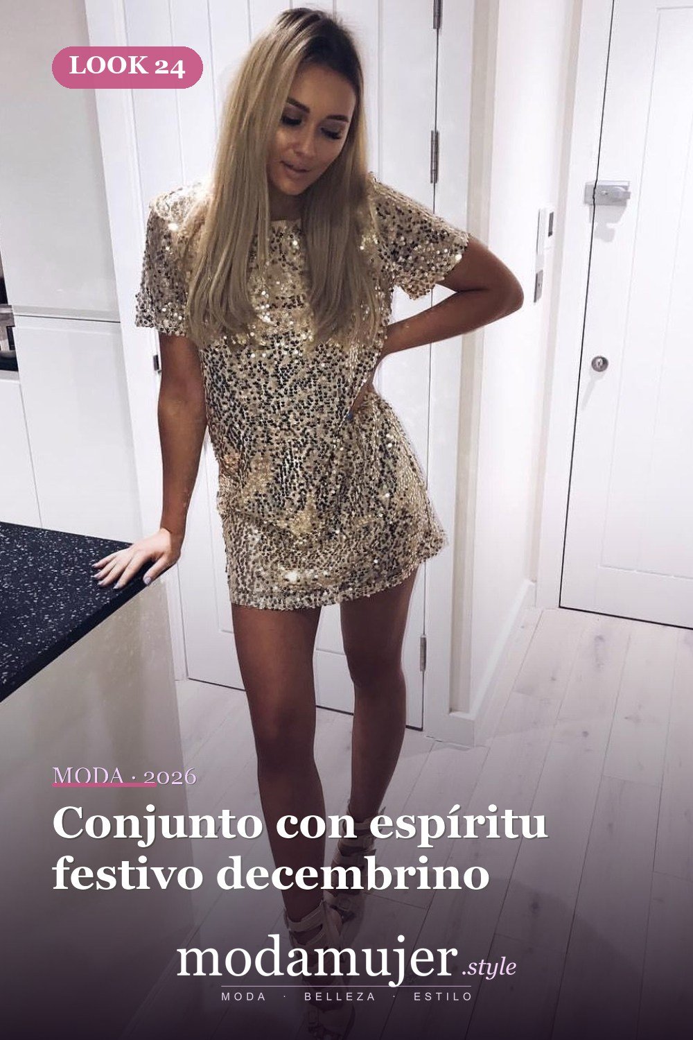 Conjunto con espíritu festivo decembrino — 39 Outfits de Club para una Noche Inolvidable en 2026