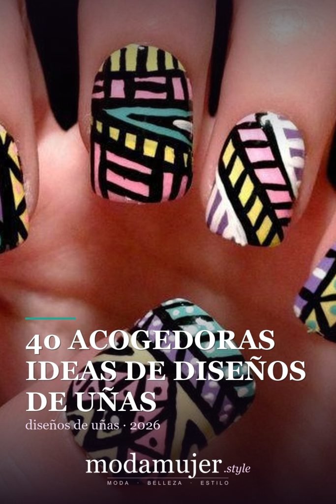 40 acogedoras ideas de diseños de uñas aztecas que te encantarán - ModaMujer