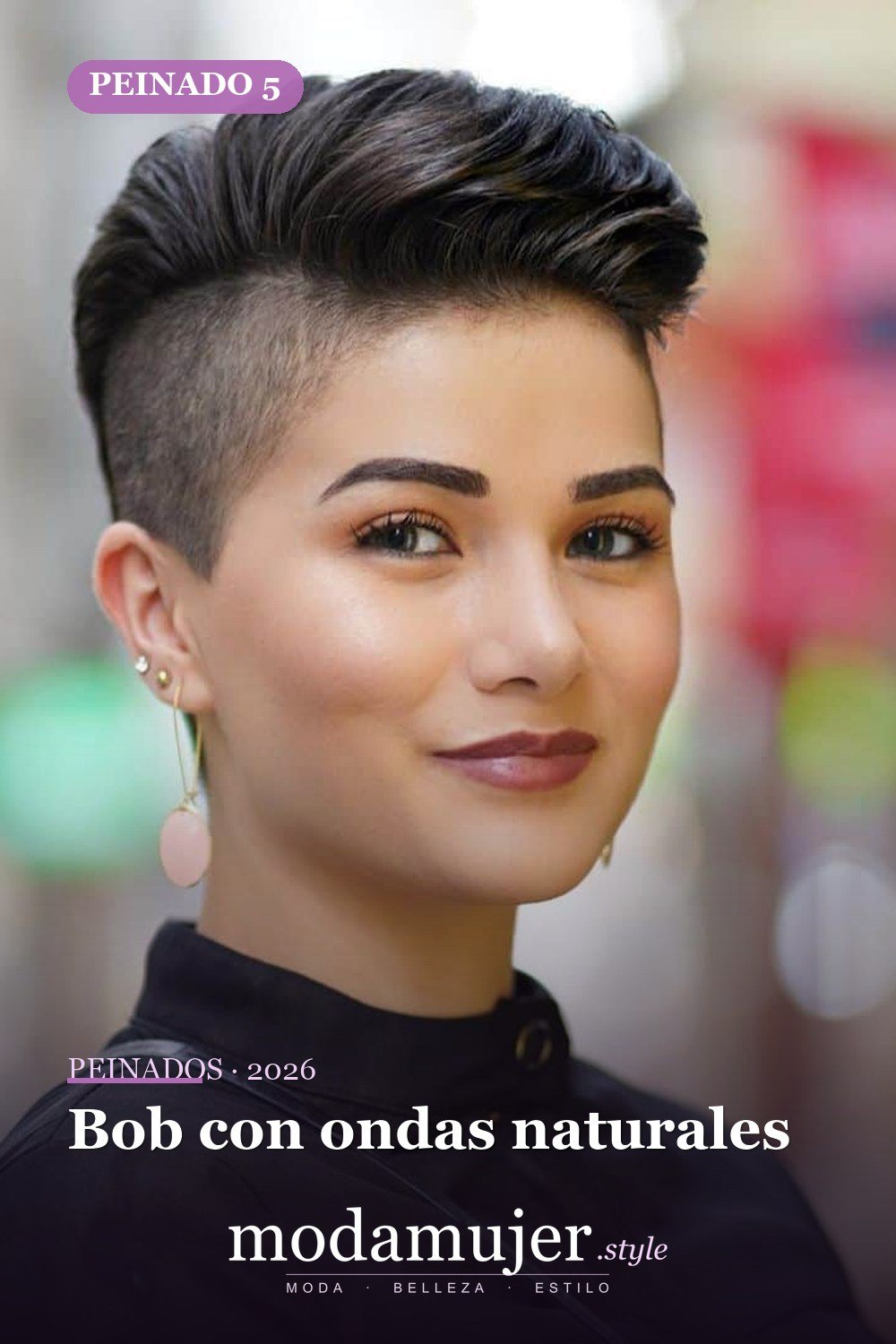 Bob con ondas naturales — 41 nuevas ideas de corte de pelo y tendencias de corte de pelo para 2026