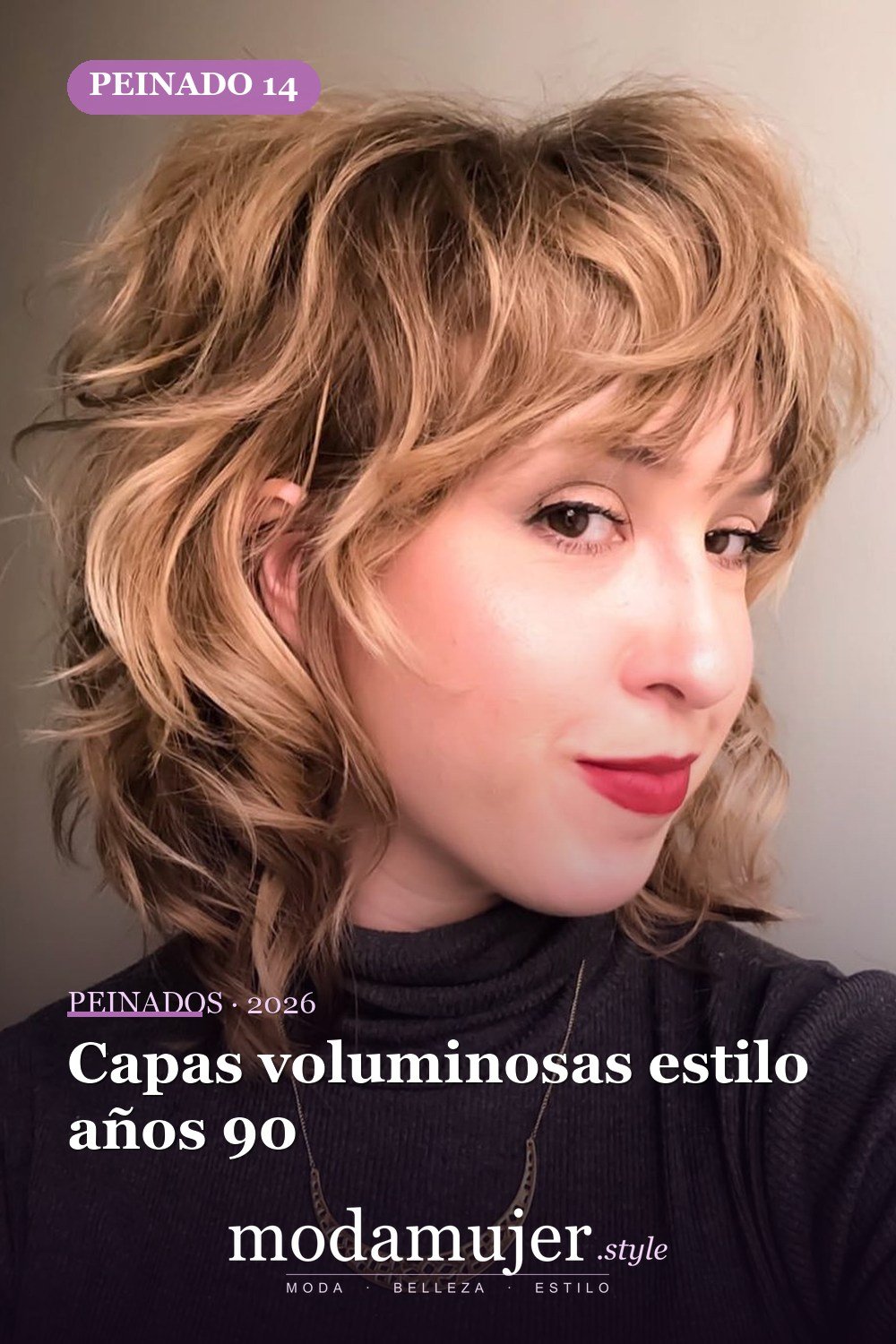 Capas voluminosas estilo años 90 — 41 nuevas ideas de corte de pelo y tendencias de corte de pelo para 2026