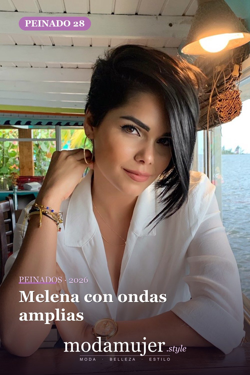Melena con ondas amplias — 41 nuevas ideas de corte de pelo y tendencias de corte de pelo para 2026