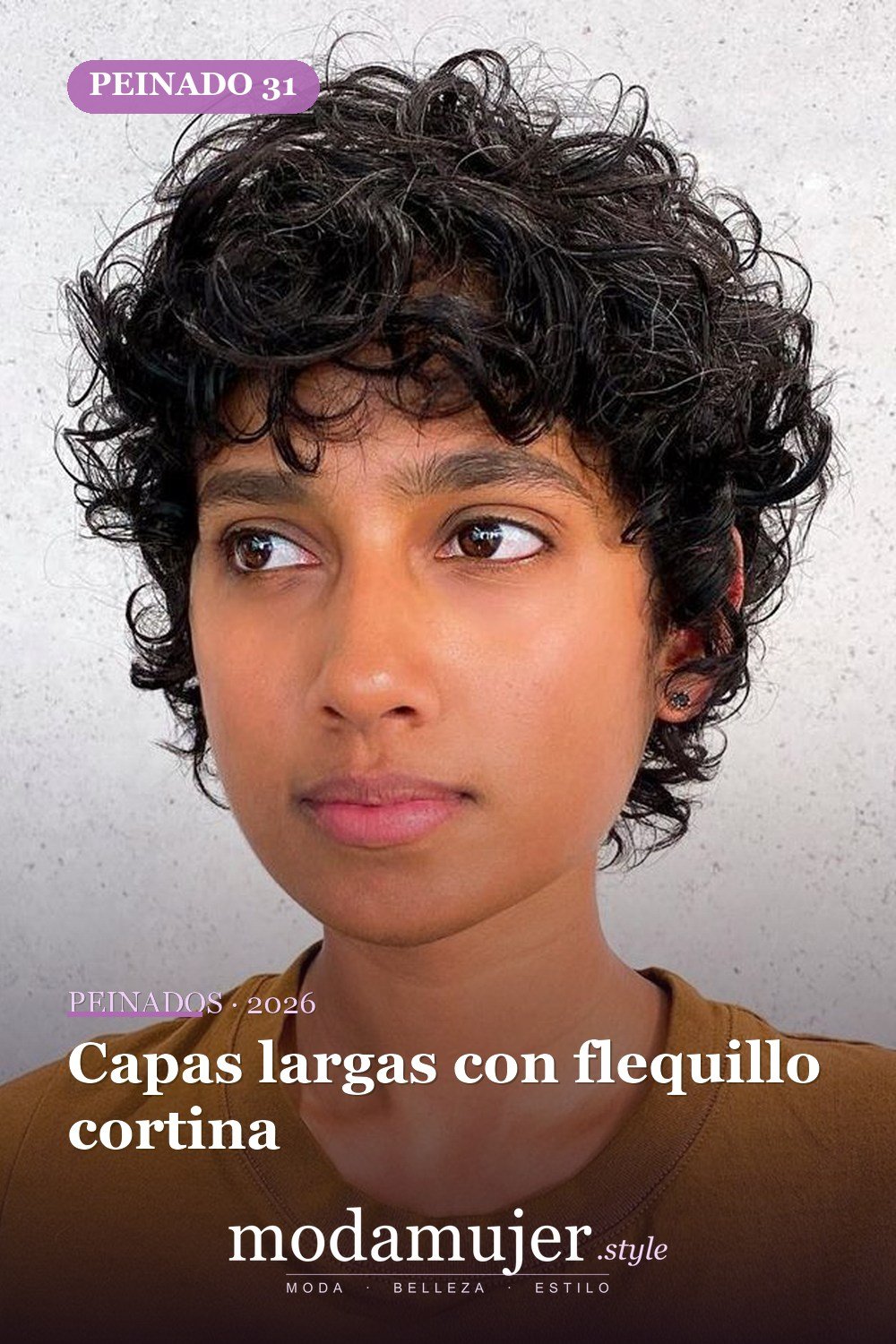 Capas largas con flequillo cortina — 41 nuevas ideas de corte de pelo y tendencias de corte de pelo para 2026