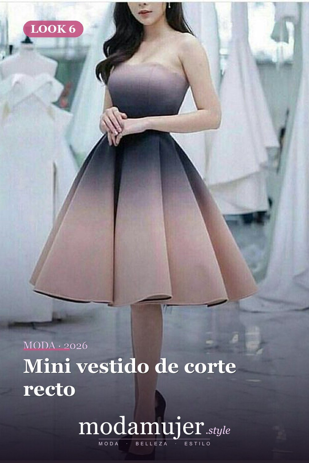 Mini vestido de corte recto — 40 de las mejores ideas de mini vestido de fiesta para lucir atractiva
