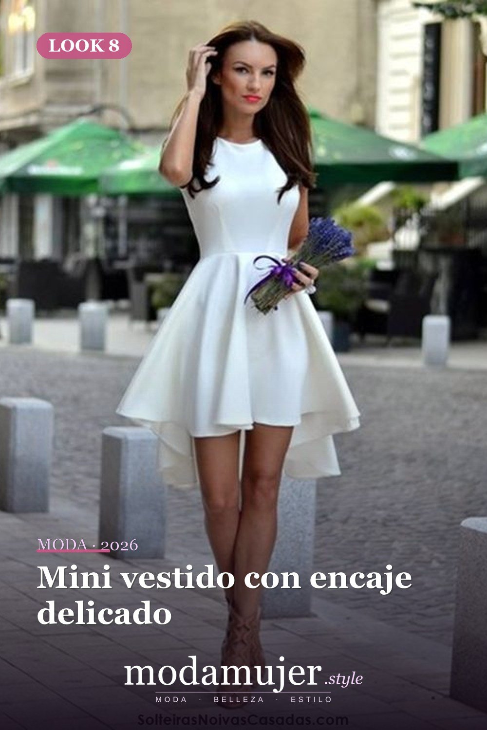 Mini vestido con encaje delicado — 40 de las mejores ideas de mini vestido de fiesta para lucir atractiva