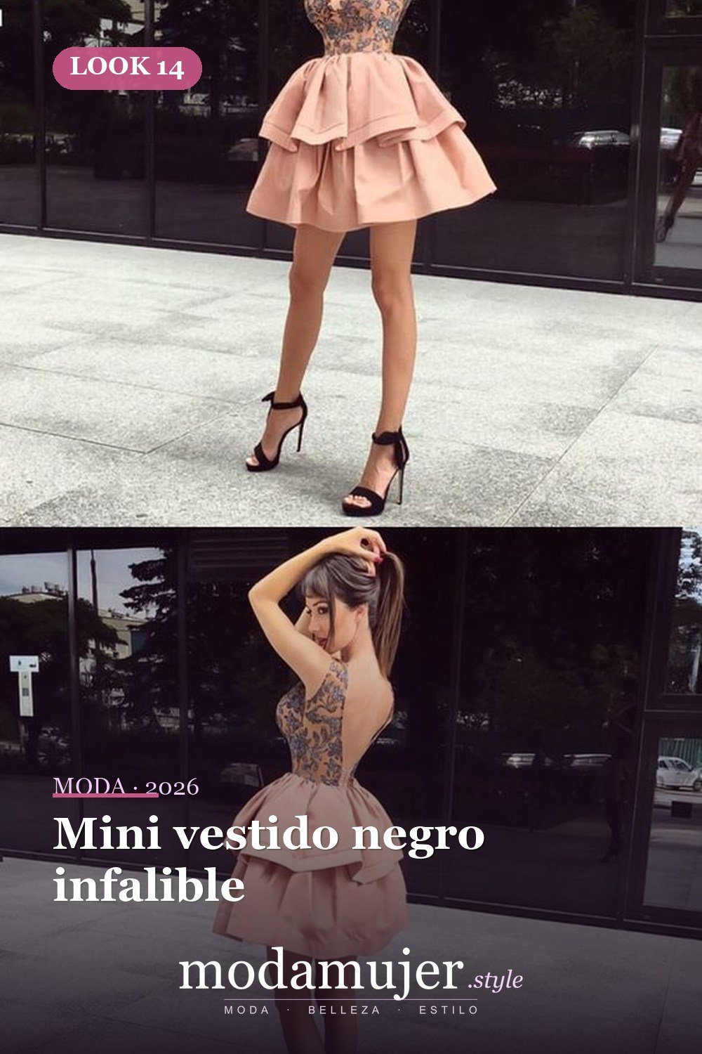 Mini vestido negro infalible — 40 de las mejores ideas de mini vestido de fiesta para lucir atractiva