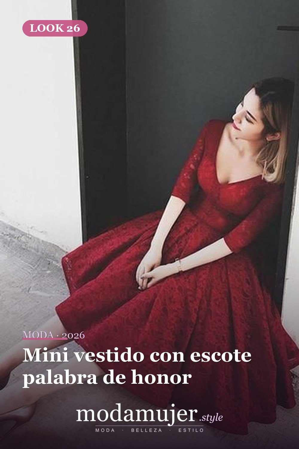 Mini vestido con escote palabra de honor — 40 de las mejores ideas de mini vestido de fiesta para lucir atractiva