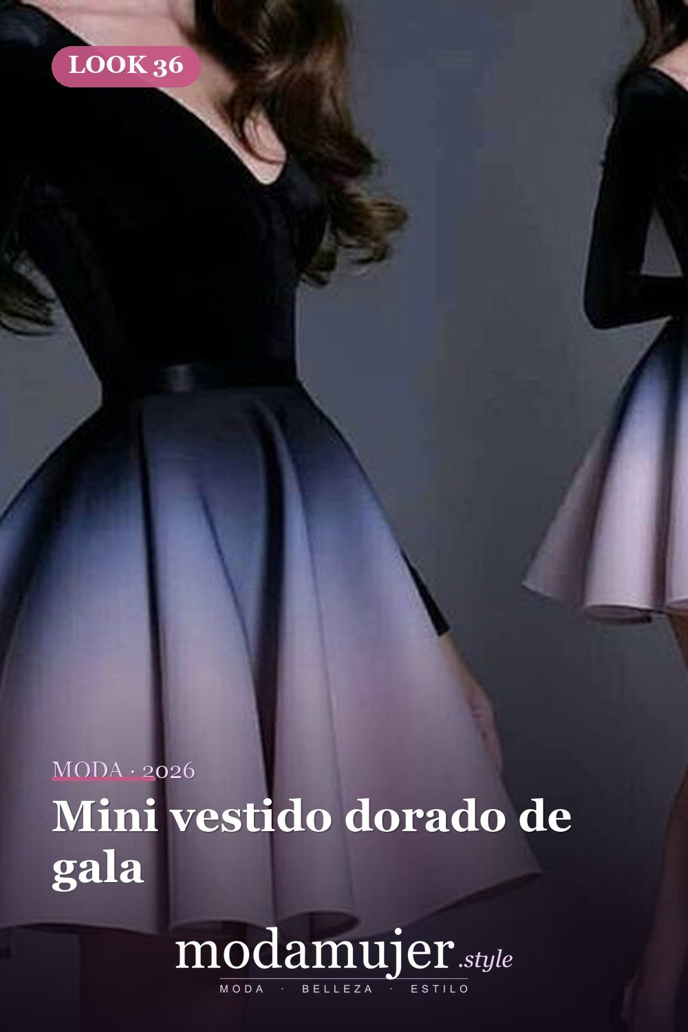 Mini vestido dorado de gala — 40 de las mejores ideas de mini vestido de fiesta para lucir atractiva