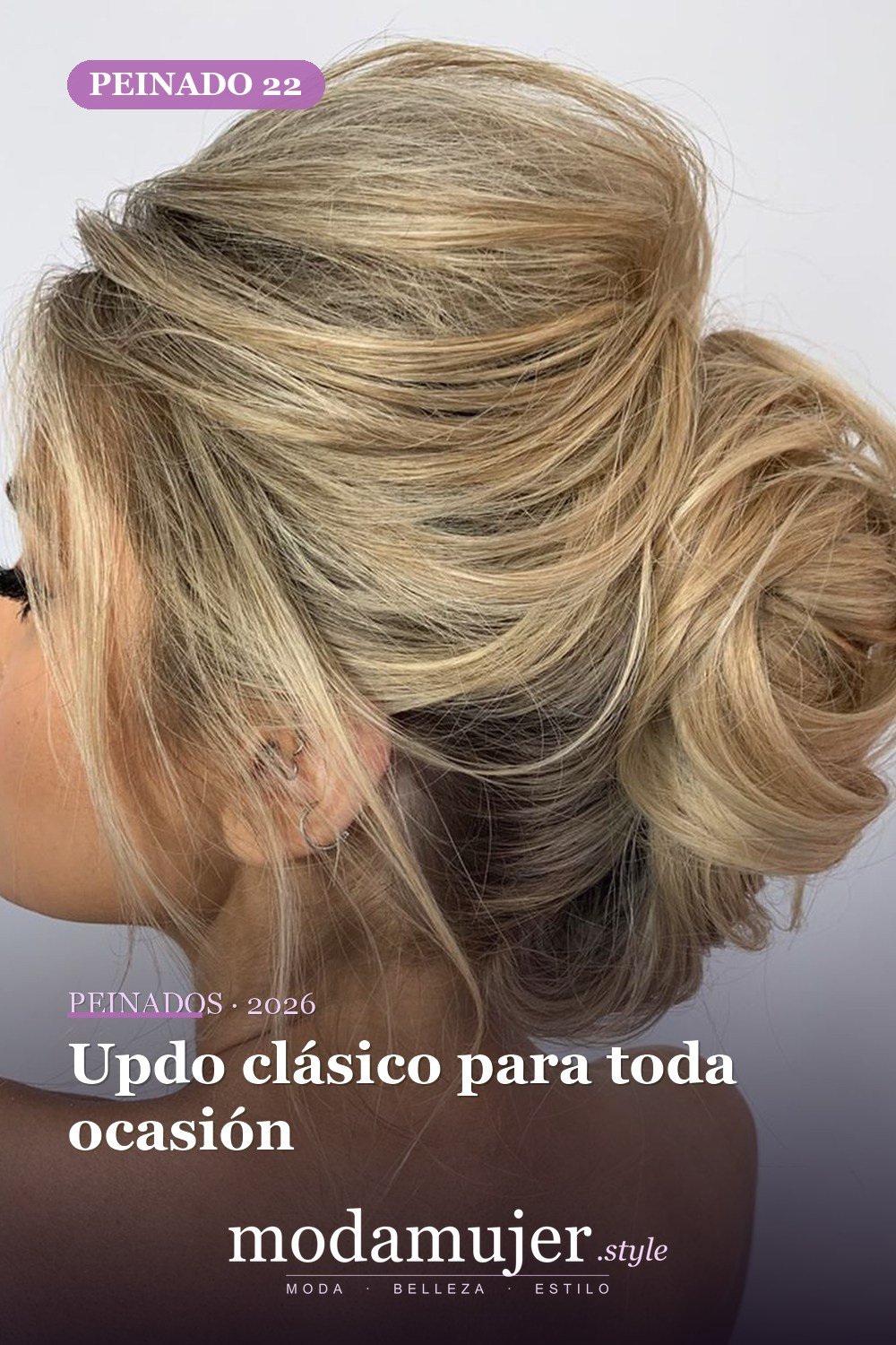 Updo clásico para toda ocasión — 40 Updos para cabello largo para cualquier ocasión