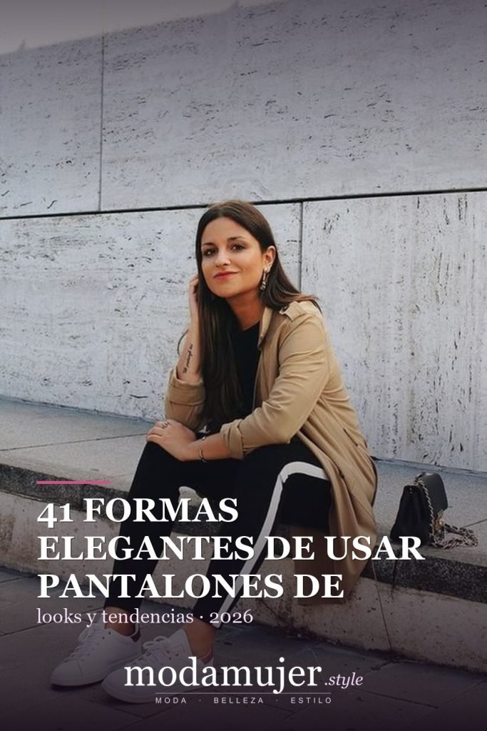 41 formas elegantes de usar pantalones de rayas laterales en 2026 - ModaMujer