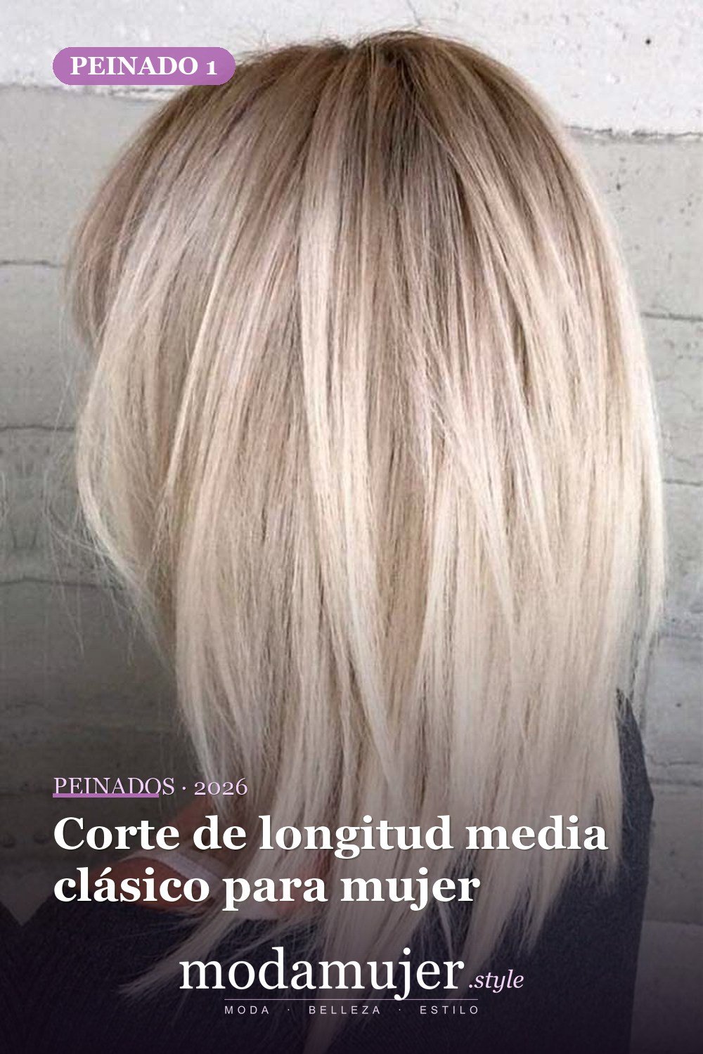 Corte de longitud media clásico para mujer — 41 ideas de estilo para cortes de pelo de longitud media