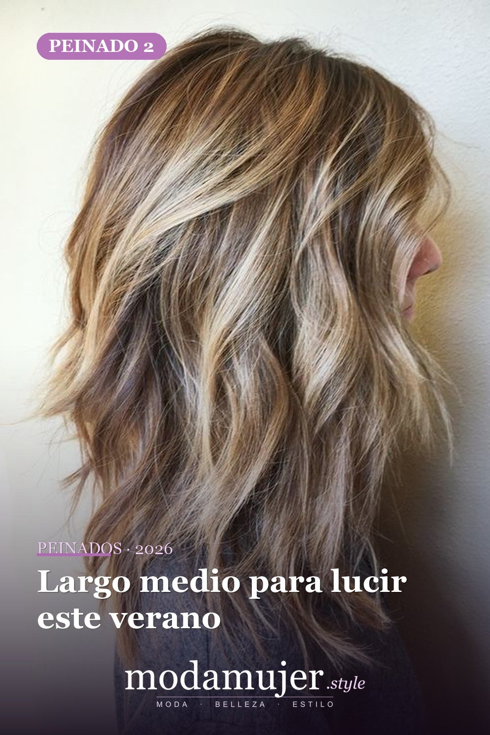 Largo medio para lucir este verano — 41 ideas de estilo para cortes de pelo de longitud media