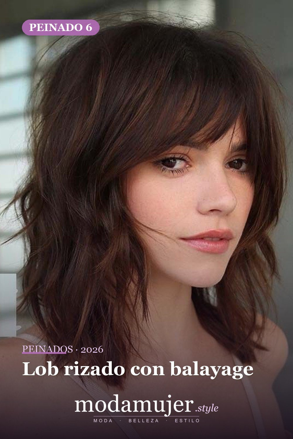 Lob rizado con balayage — 41 ideas de estilo para cortes de pelo de longitud media