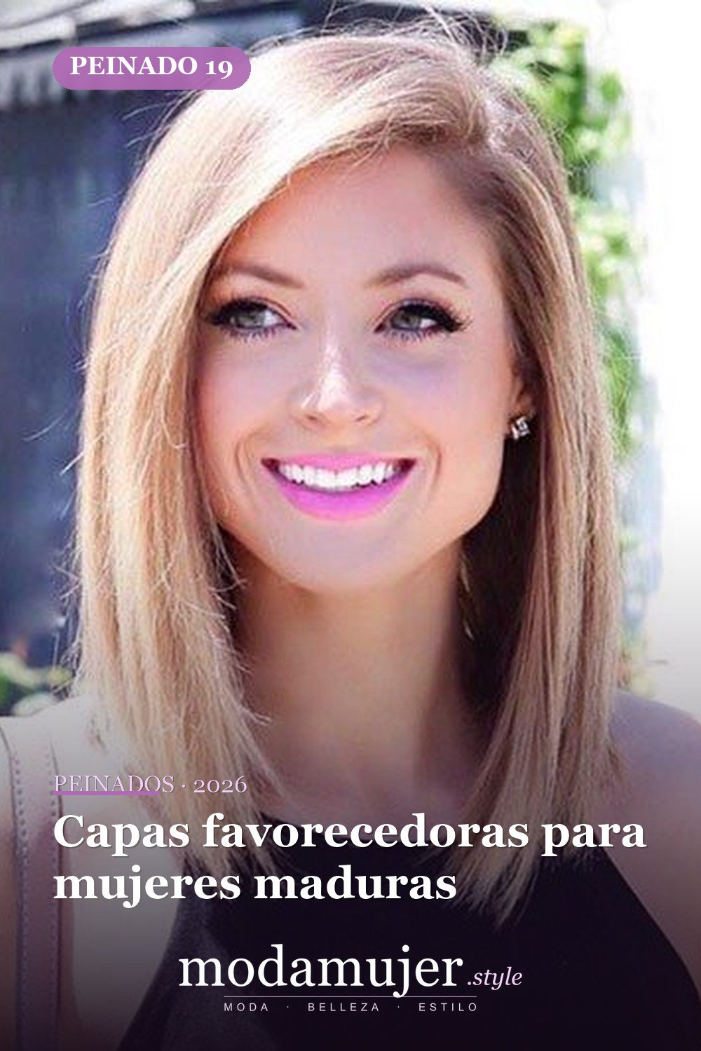 Capas favorecedoras para mujeres maduras — 41 ideas de estilo para cortes de pelo de longitud media