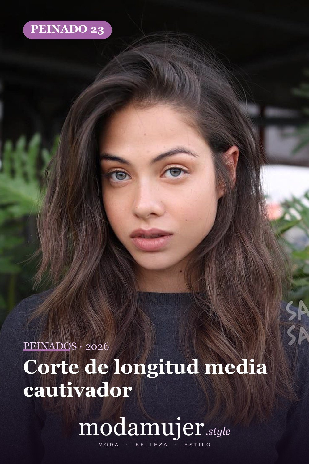 Corte de longitud media cautivador — 41 ideas de estilo para cortes de pelo de longitud media
