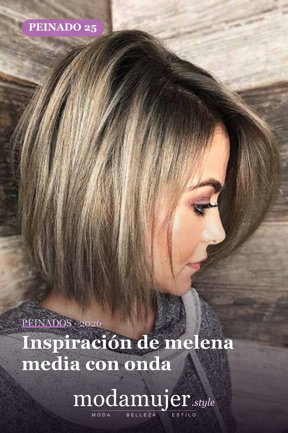 Inspiración de melena media con onda — 41 ideas de estilo para cortes de pelo de longitud media