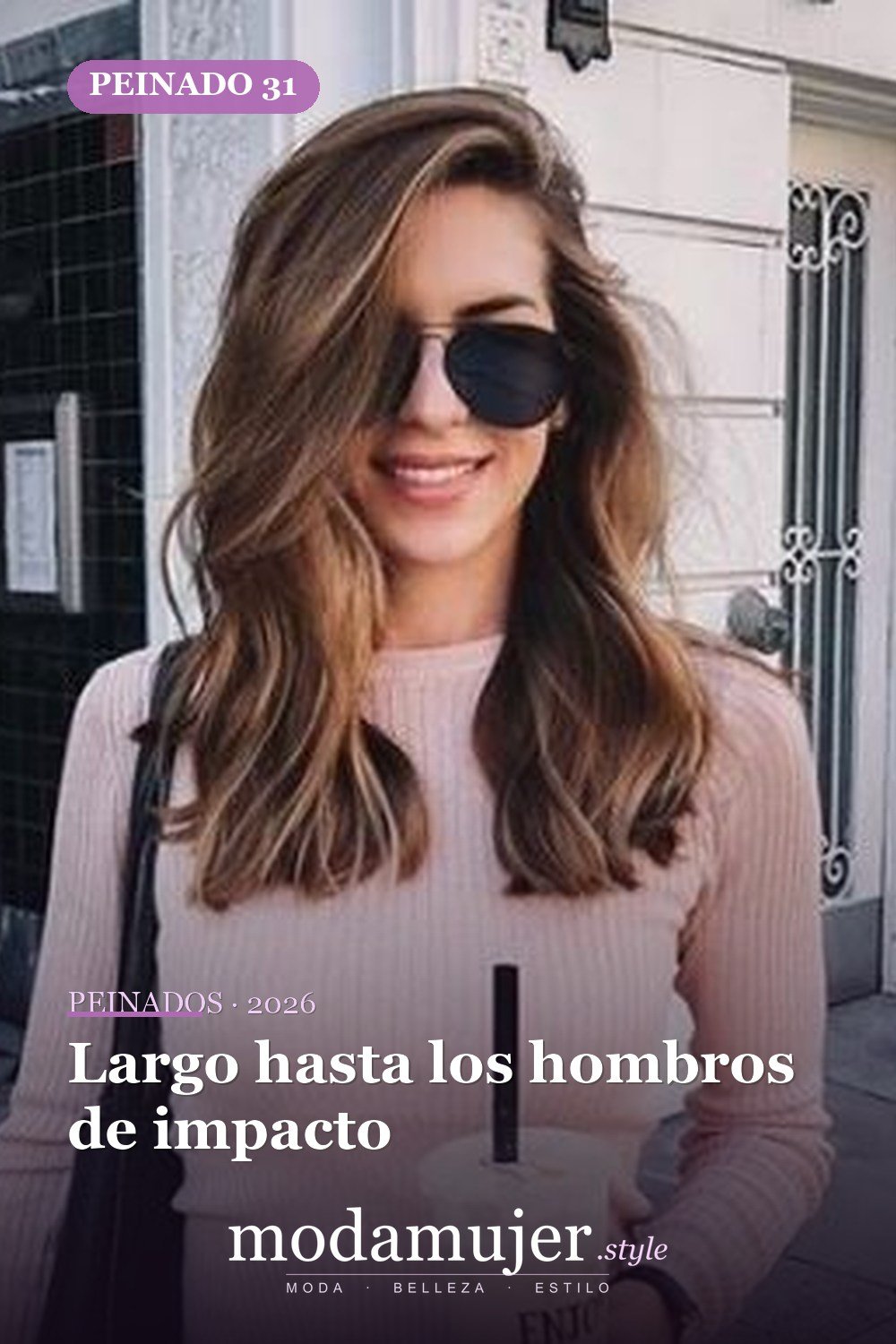 Largo hasta los hombros de impacto — 41 ideas de estilo para cortes de pelo de longitud media