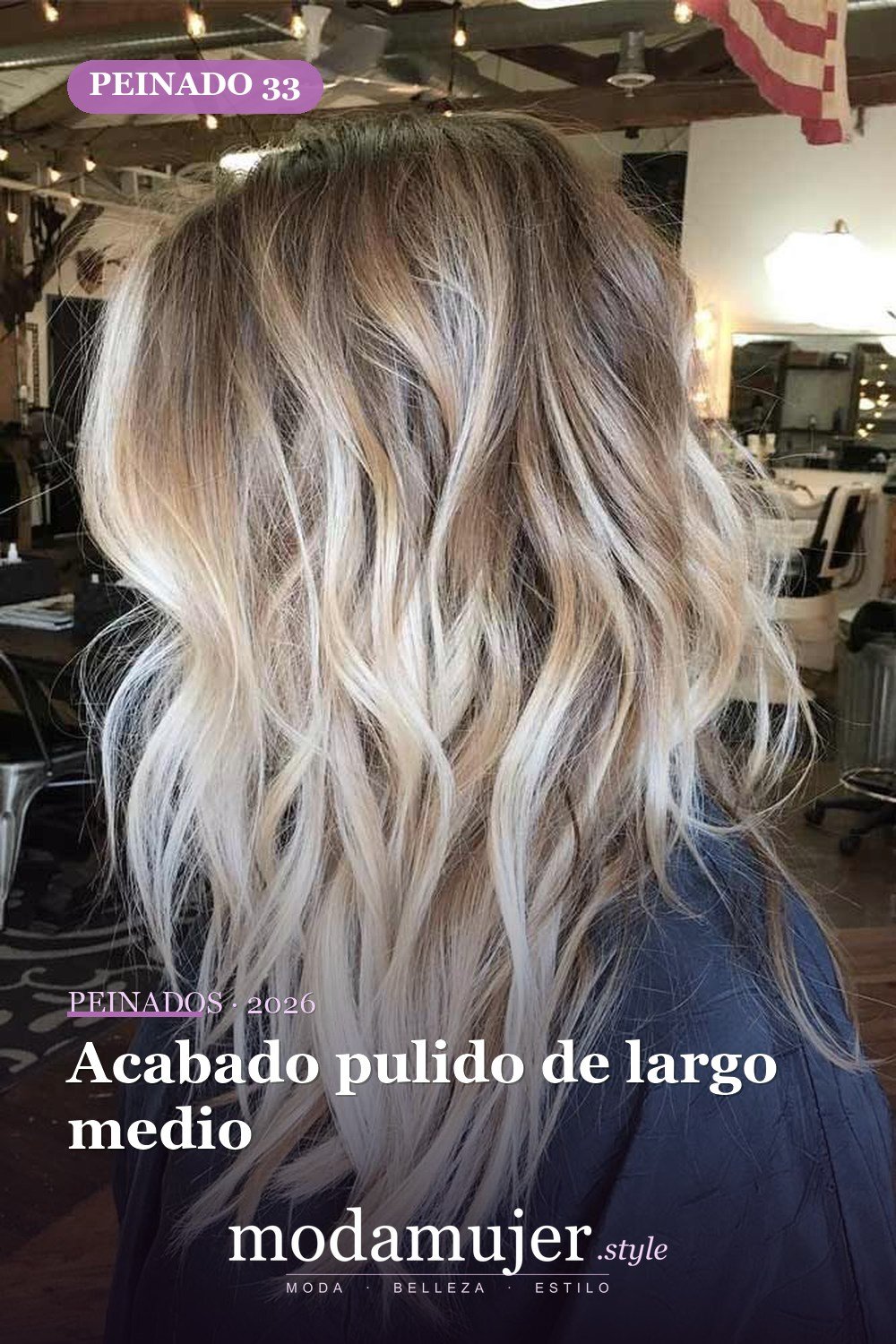 Acabado pulido de largo medio — 41 ideas de estilo para cortes de pelo de longitud media